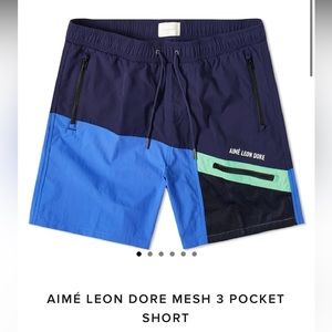 AIMÉ LEON DORE MESH 3 POCKET SHORT - Amparo Blue
